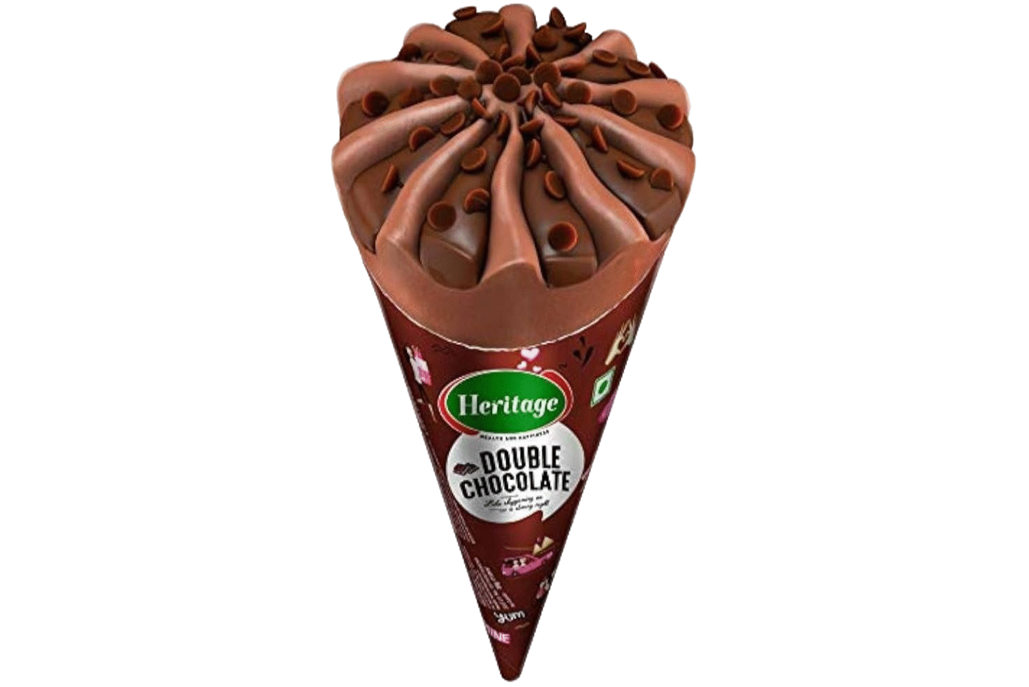 DOUBLE CHOCOLATE CONE 110ML HCX
